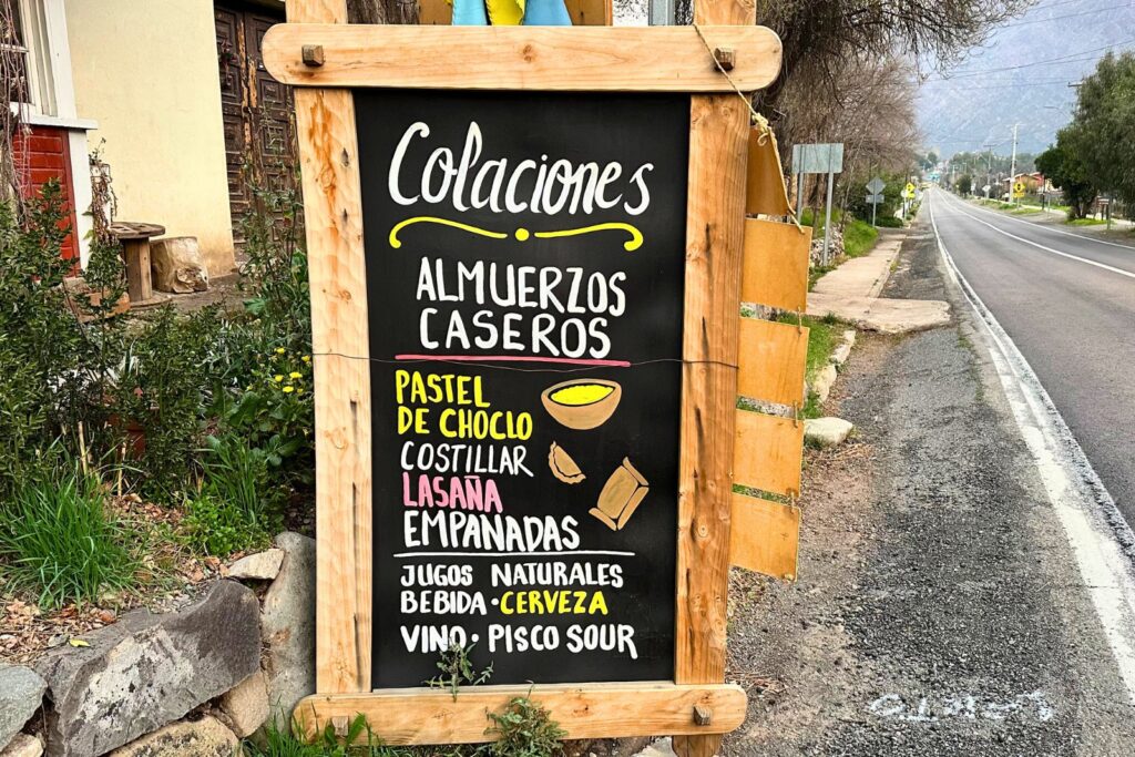 Escapadas Cajón del Maipo, La Picá del Pollo Montañes, el Melocotón, Cajón del Maipo 3
